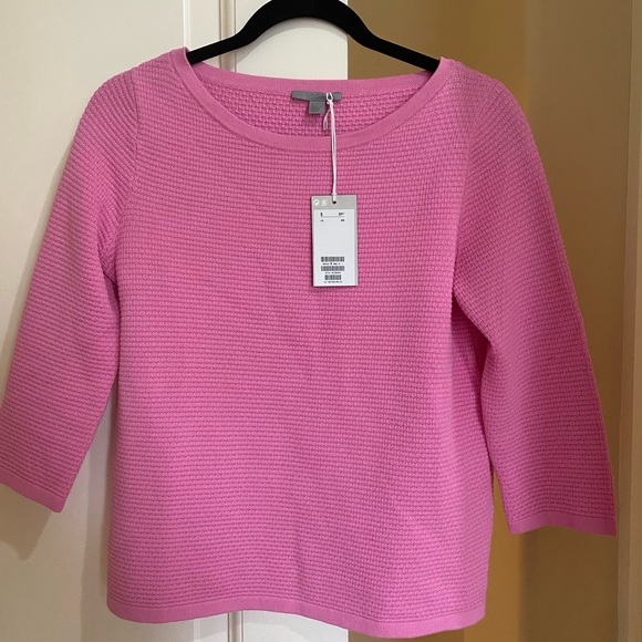 Knit Bubblegum Pink Sweater,All Products : American Fashion Style Bags On Sale
